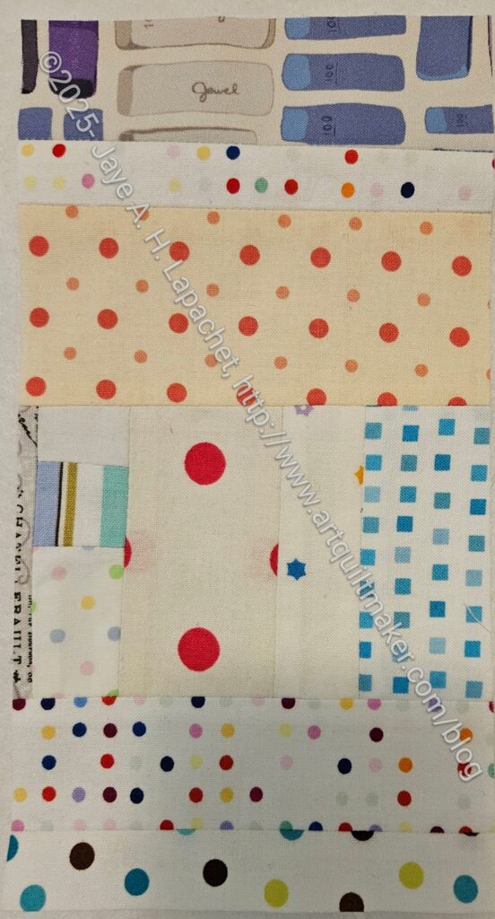 White strip donation block #93