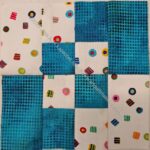Blue Dots Four Patch Fun