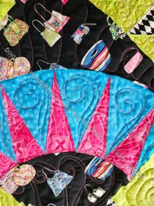 Handbag Sampler - quilting detail
