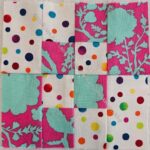 Tula Pink & Blue Four Patch Fun