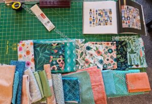 MaryM's Raindrops fabric pull