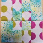 Turquoise flower 4 Patch Fun