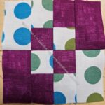 Purple with big dots 4 Patch Fun