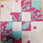 Blue & Pink Tula Four Patch Fun