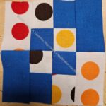 Blue solid 4 Patch Fun