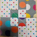 Grey dot 4 Patch Fun