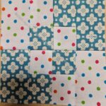 Teal flower 4 Patch Fun