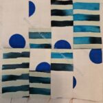 Blue Stripe Four Patch Fun