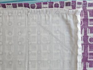 Tufted Tweets Pillowcase unsewn