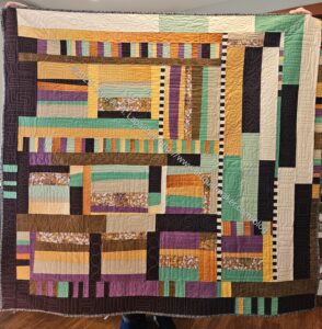 Tim's Improv quilt (2025 finish)