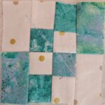 Variegated blue Four Patch Fun