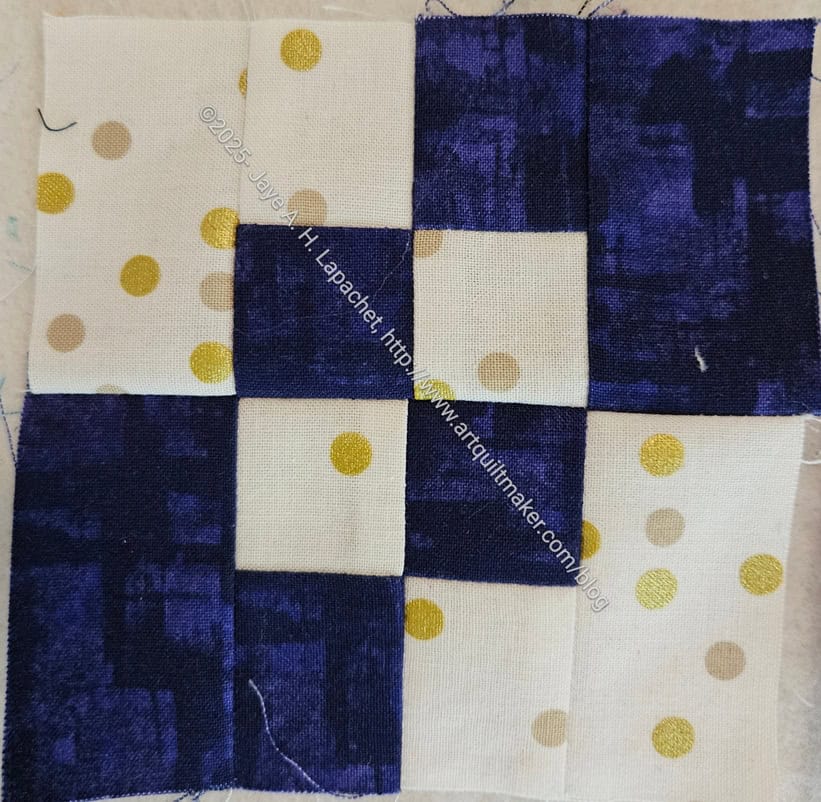 Dark Blue Four Patch Fun