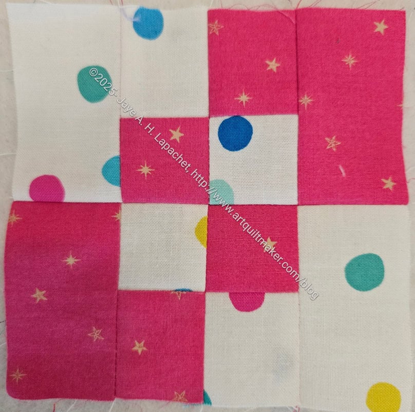 Pink Star #2 Four Patch Fun