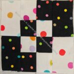 Black & Dots Four Patch Fun