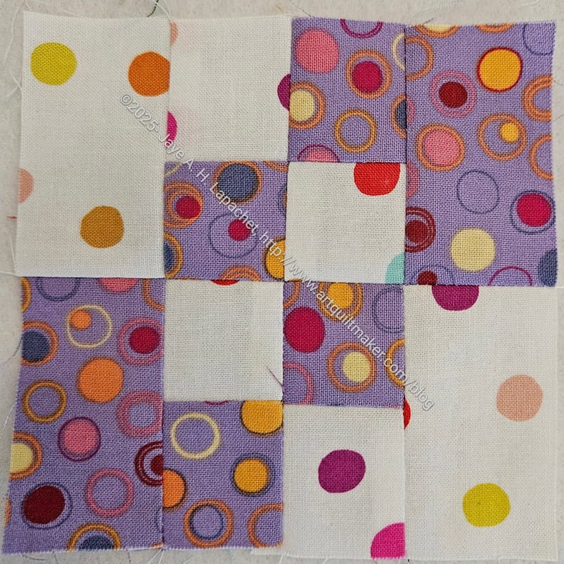 Purple Dot Four Patch Fun