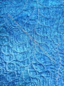 Triumphant feathers from the back