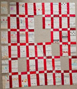 White Strips #3 in progress