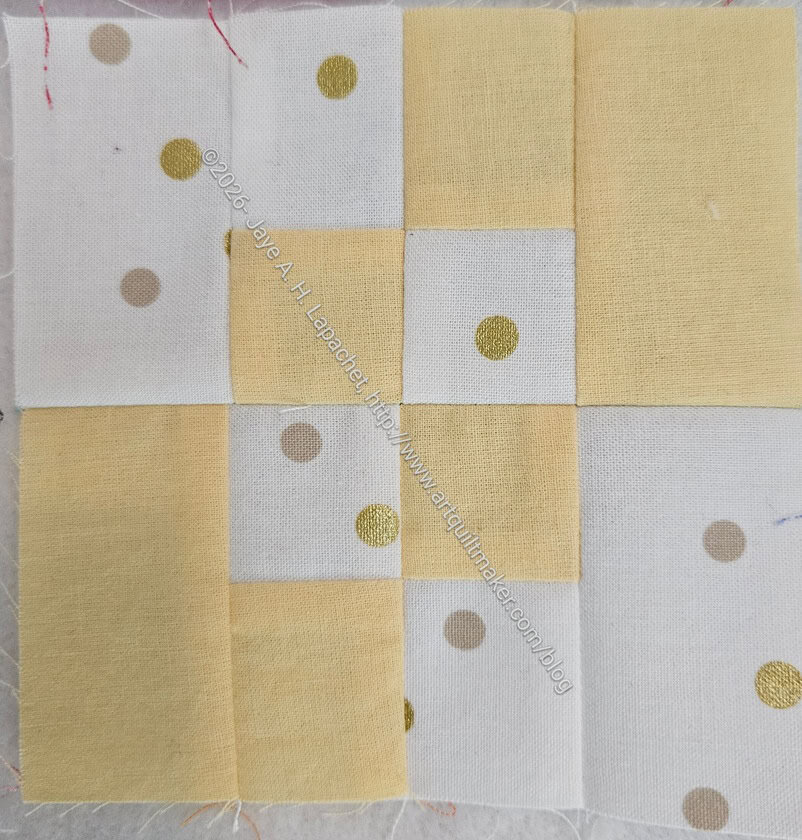 Yellow solid Four Patch Fun