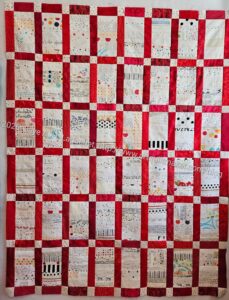 White Strips #3 with red