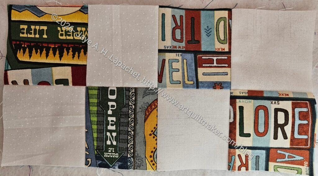 Greenish Sidewalk donation block