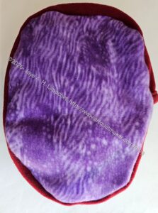 Purple/Burgundy pet bed