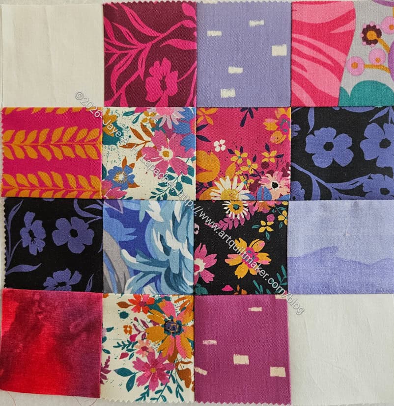 Diagonal 16 Patch block