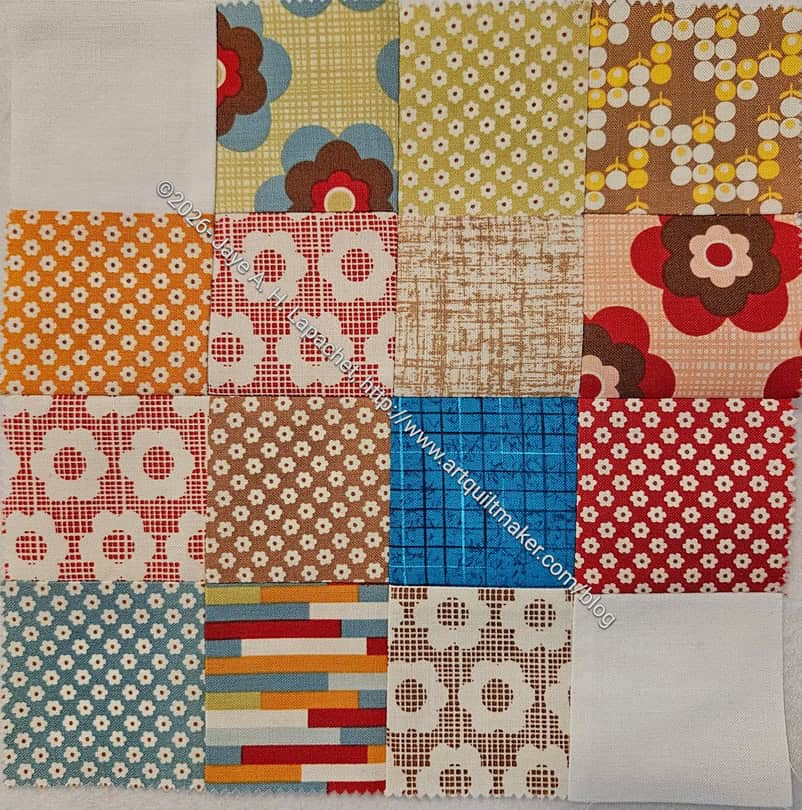 Diagonal 16 Patch block