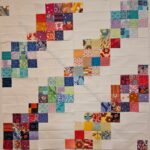 Diagonal 16 Patch donation quilt