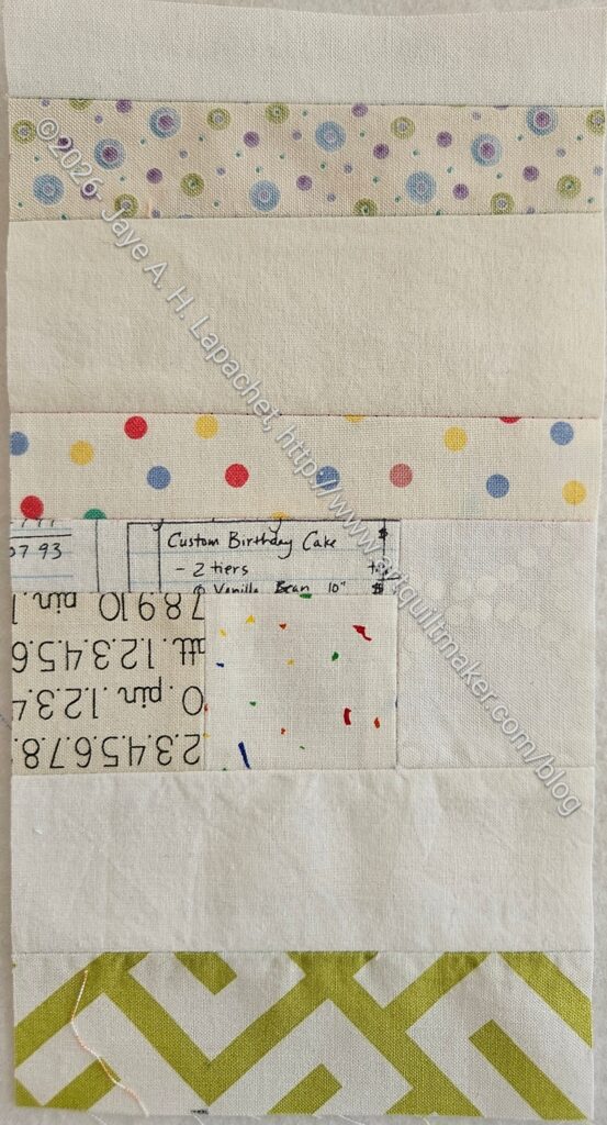 White Strip donation block #106