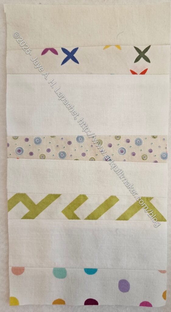 White Strip donation block #109