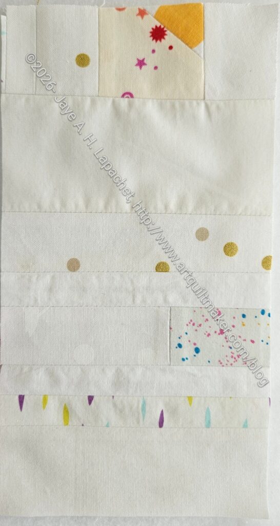 White Strip Donation block #122