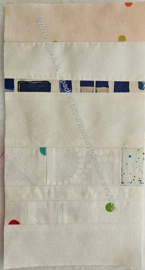 White Strip Donation block #119