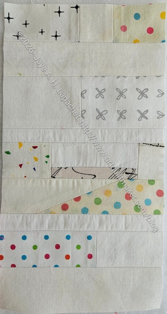 White Strip Donation block #121