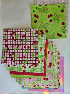 Snap Trays topstitched