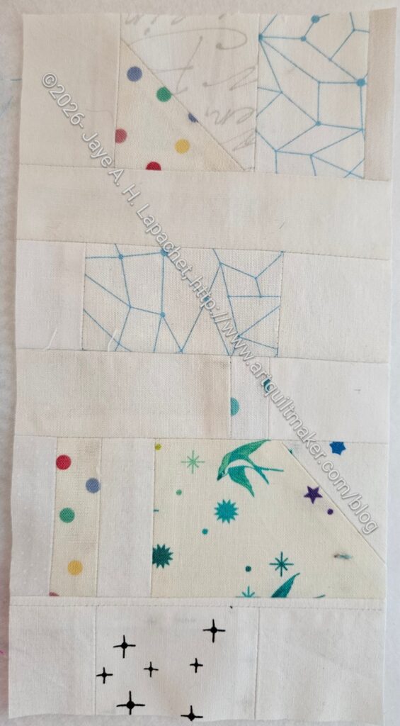 White Strip Donation block #124