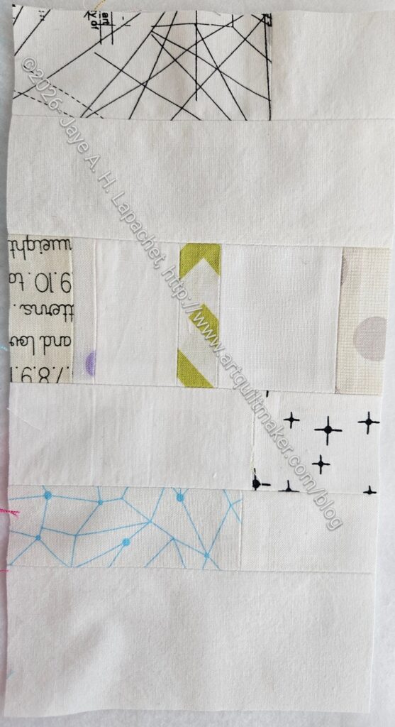 White Strip Donation block #125