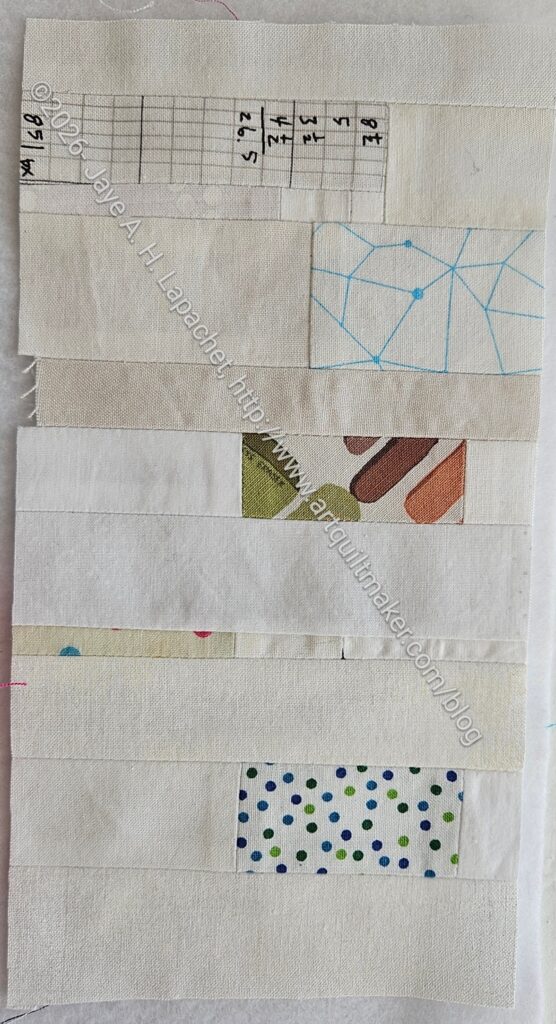 White Strip Donation block #126