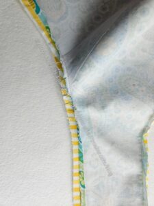 Clip the curve and press the seam open