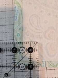 Mark a 1.5 inch square to box the corners