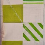 Various light green stripes donation block