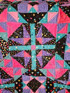 Lupine quilting detail