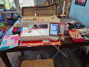 Setup in Mary's Workroom