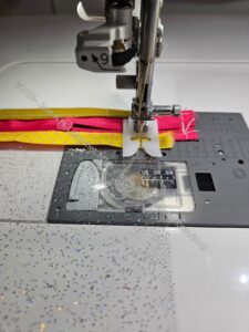 Sewing vinyl on the Ultraglide foot and needle plate