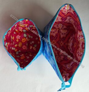 Small, medium Open Wide pouches-open