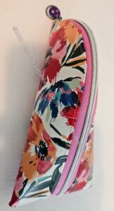 Hippie Specs in flowery vinyl- 3/4s view