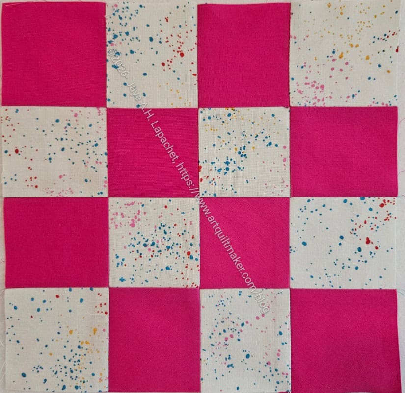 Pink & Speckle donation block