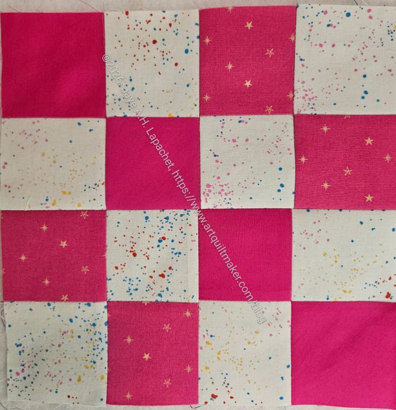Pink & Speckle donation block