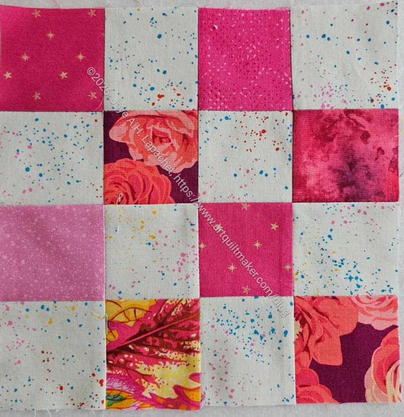 Pink & Speckle #3 donation block