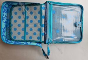 Inside of EPPic with pleated vinyl pocket