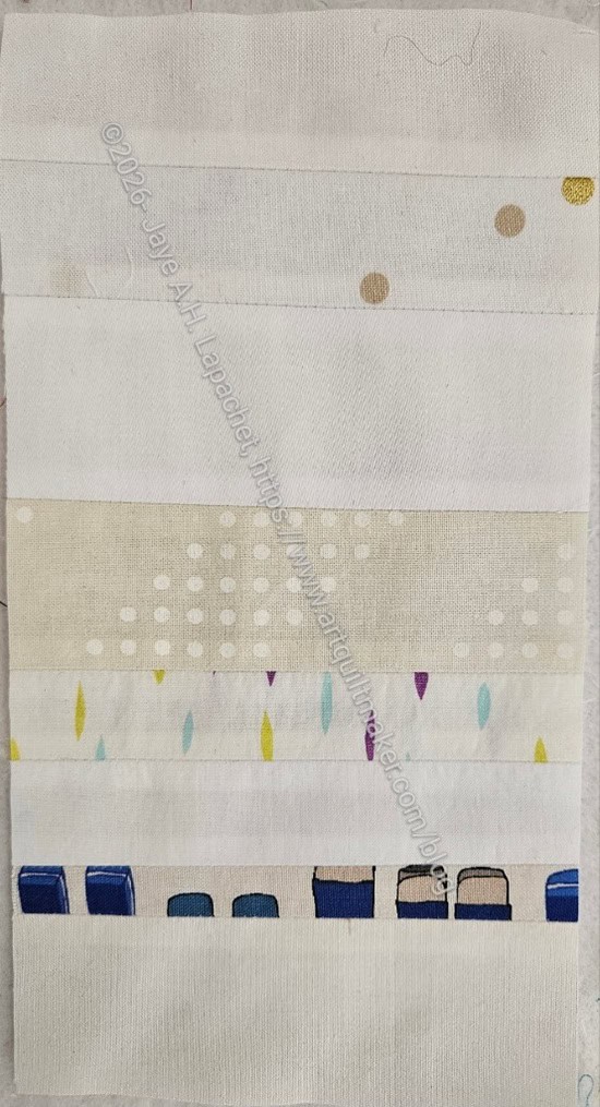 White Strip Donation block #130